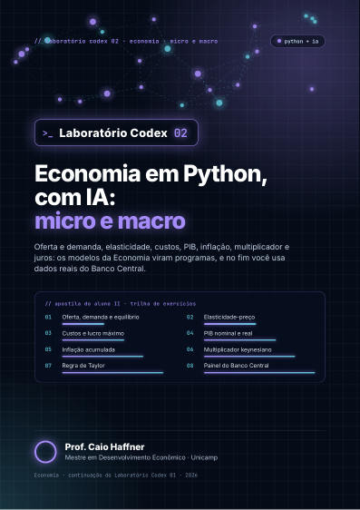 Capa da Apostila II de Economia (Micro e Macro)