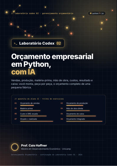 Capa da Apostila II de Gerenciamento Orçamentário
