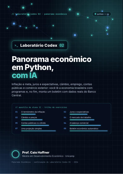 Capa da Apostila II de Panorama Econômico