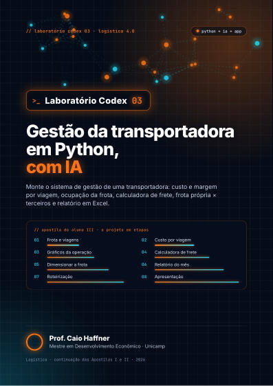 Capa da Apostila III de Logística