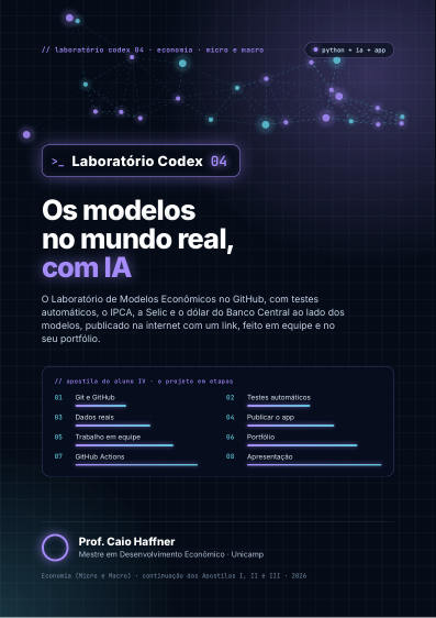 Capa da Apostila IV de Economia (Micro e Macro)