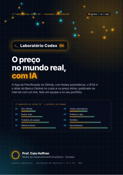 Capa da Apostila IV de Economia Empresarial