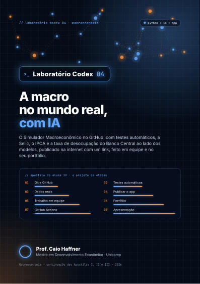 Capa da Apostila IV de Macroeconomia
