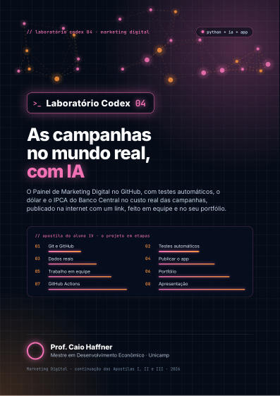 Capa da Apostila IV de Marketing Digital