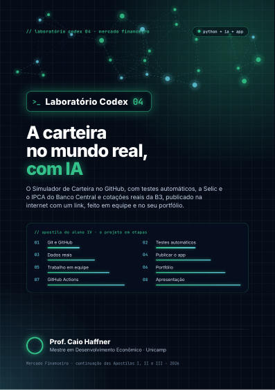 Capa da Apostila IV de Mercado Financeiro