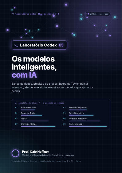 Capa da Apostila V de Economia (Micro e Macro)