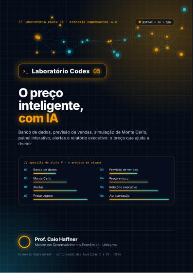 Capa da Apostila V de Economia Empresarial