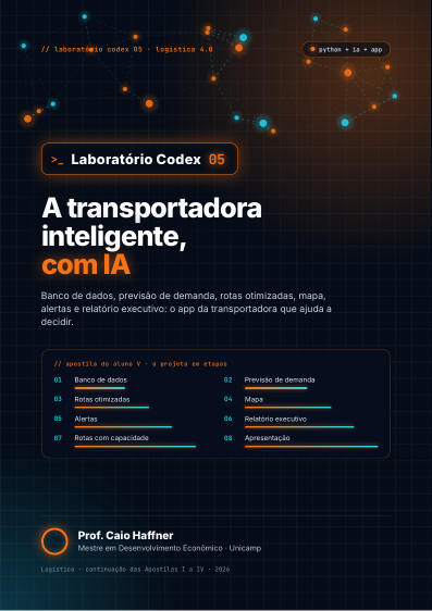 Capa da Apostila V de Logística