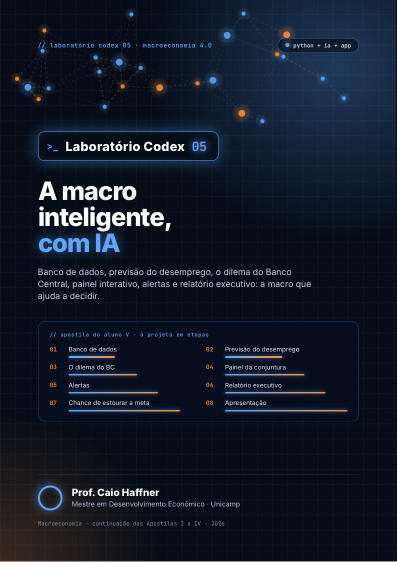 Capa da Apostila V de Macroeconomia